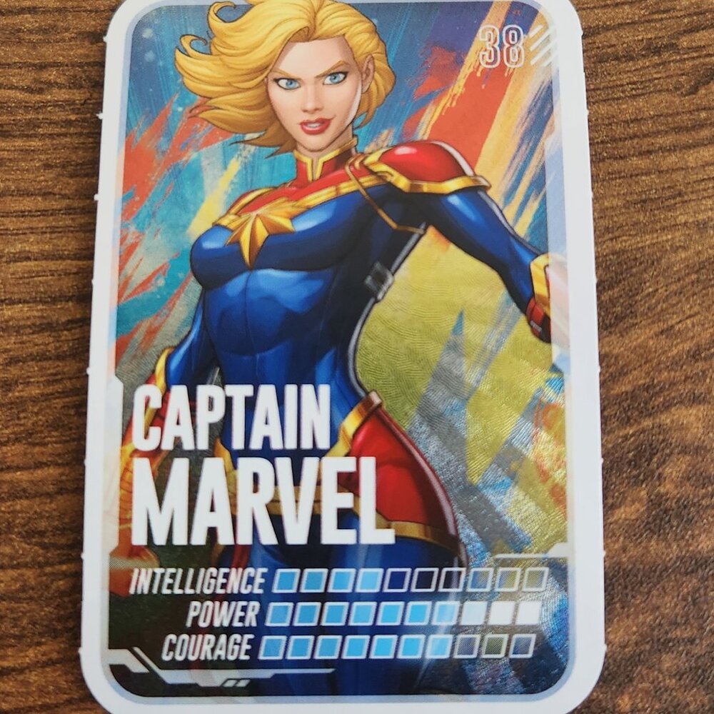 Loblaws Marvel Card - 38 Captain Marvel - MAKE A BUNDLE!!